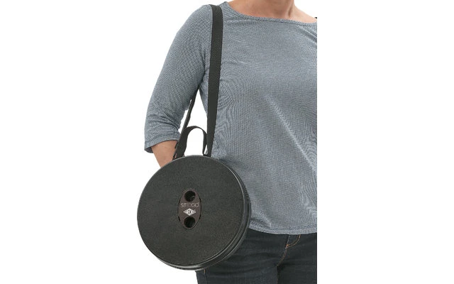 Wedo Sittogo Teleskophocker Schwarz 2 Wedo Sittogo Teleskophocker Schwarz – Bild 2