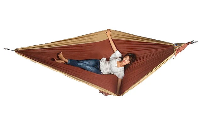 Ticket To The Moon King Size Hammock Hängematte - Orange/Dark Grey 2 Ticket To The Moon King Size Hammock Hängematte - Orange/Dark Grey – Bild 2