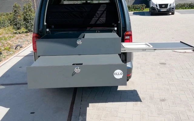 Ello Camping VW Caddy Campingbox (Bj. 2010 - 11/2020) 2 Ello Camping VW Caddy Campingbox (Bj. 2010 - 11/2020) – Bild 2