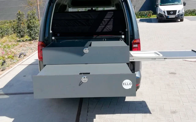 Ello Camping VW Caddy Campingbox (Bj. 2010 - 11/2020) 3 Ello Camping VW Caddy Campingbox (Bj. 2010 - 11/2020) – Bild 3