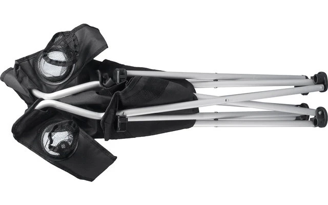 Basic Nature Travelchair Komfort Faltstuhl Schwarz 1 Basic Nature Travelchair Komfort Faltstuhl Schwarz