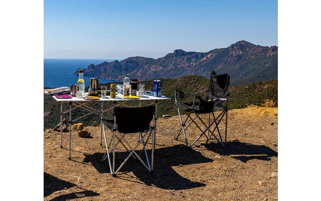 Basic Nature Travelchair Holiday Faltstuhl Schwarz 1 Basic Nature Travelchair Holiday Faltstuhl Schwarz