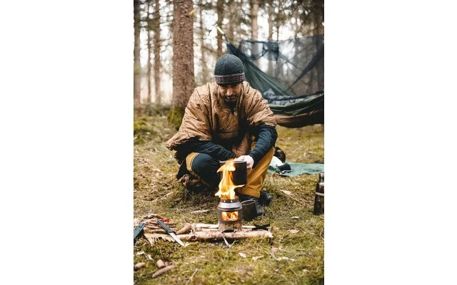 Amazonas 2in1 Hängematte Underquilt-Poncho Braun 2 Amazonas 2in1 Hängematte Underquilt-Poncho Braun – Bild 2