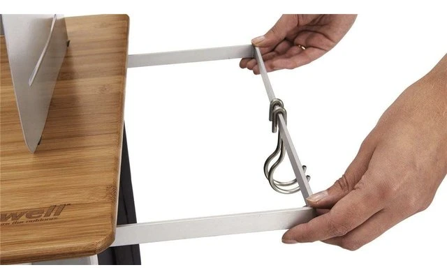 Outwell Padres XL Küchentisch Mit Bambustischplatte 1 Outwell Padres XL Küchentisch Mit Bambustischplatte