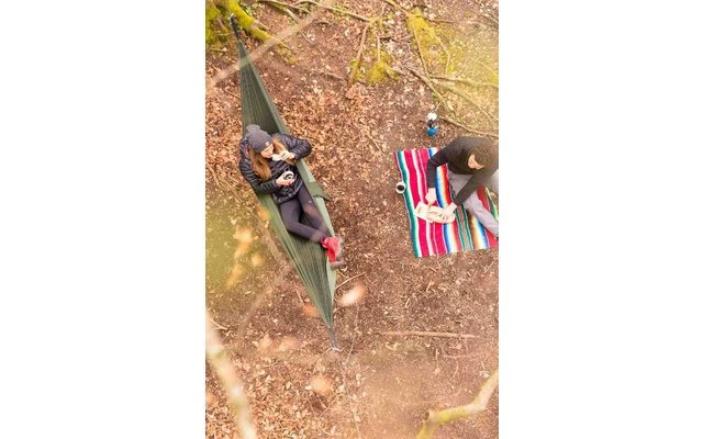 Amazonas Hängematte Silk Traveller Thermo Grün 3 Amazonas Hängematte Silk Traveller Thermo Grün – Bild 3