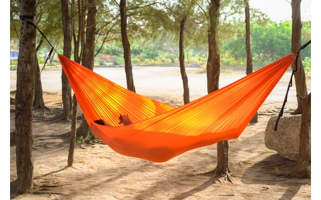 Ticket To The Moon Pro Hammock 325 X 140 Cm Orange 2 Ticket To The Moon Pro Hammock 325 X 140 Cm Orange – Bild 2